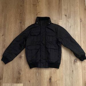 H&M Black Outer Wear Jacket Size 9-10 Kids Used